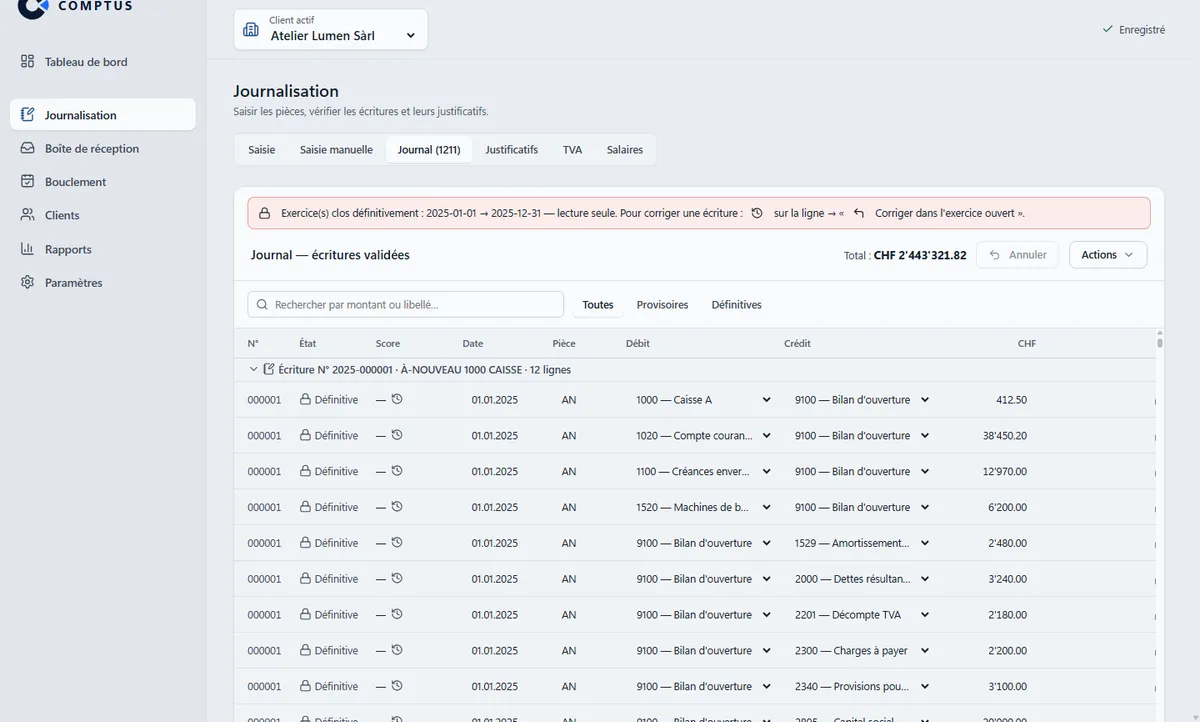 Comptus : journal des écritures numérotées